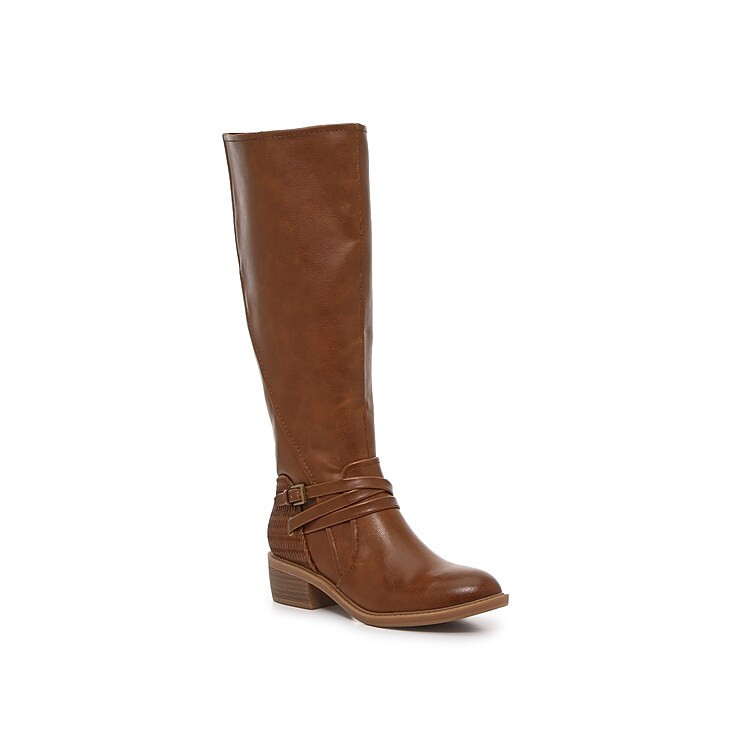 Baretraps Wide Width Stratford Wide Calf Riding Boot | Women's | Brown | Size 6 | Boots | Riding | DSW