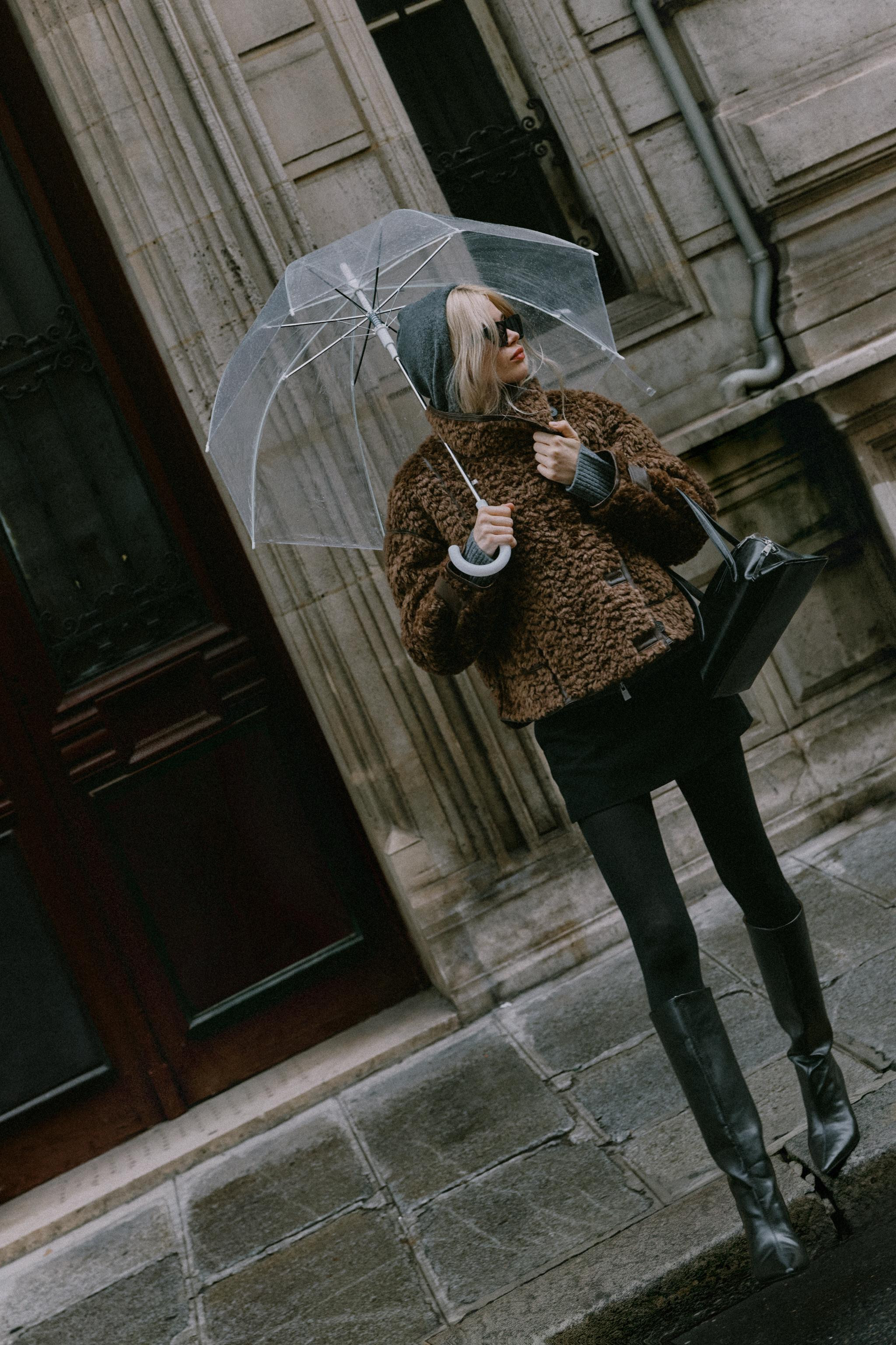 COMBINED FAUX FUR JACKET | Zara US