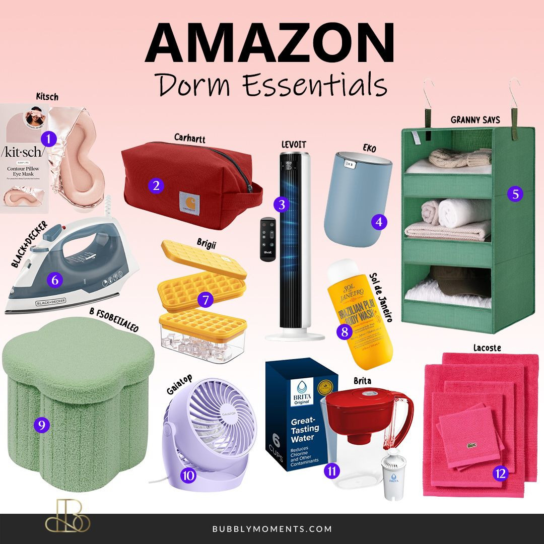 🏠 Dorm room essentials you'll want for college! These Amazon finds can help make your dorm room more organized, comfortable, and ready for everyday student life. From storage solutions and study supplies to room decor and daily essentials, these picks are great for creating a space you'll love. Whether you're moving into a dorm for the first time or updating your current setup, check out these must-have finds. Save this post for later and browse your favorites!
#LTKFinds #LTKStyle #LTKSeasonal #DormEssentials #DormRoom #CollegeLife #StudentLife #BackToSchool #CollegeEssentials #DormDecor #CampusLife #StudySpace #AmazonFinds #AmazonFavorites #Organization #DormLife #CollegeStudent #UniversityLife #SchoolRe 

 