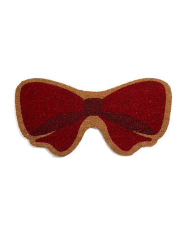 20x40 Coir Belle Bow Printed Shaped Doormat | TJ Maxx