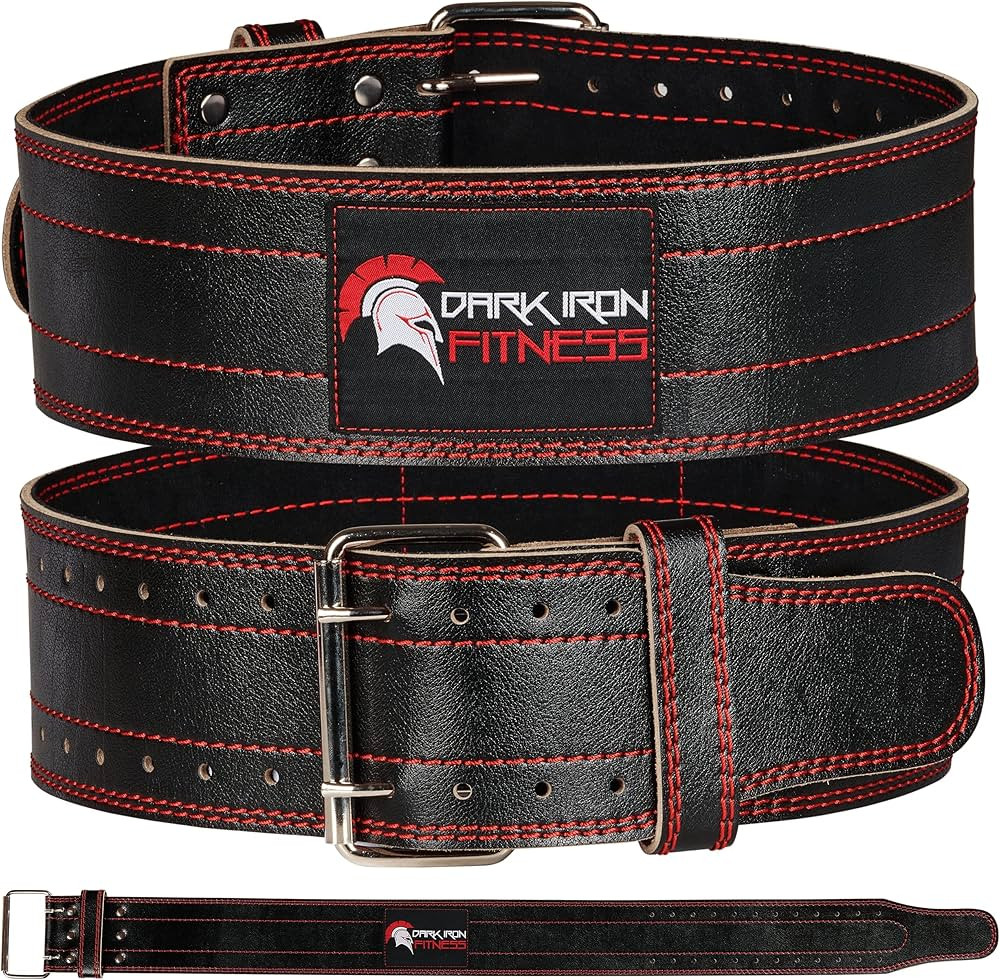 Dark Iron Fitness Weight Lifting Belt for Powerlifting Deadlift Training, Premium Leather for Cor... | Amazon (US)