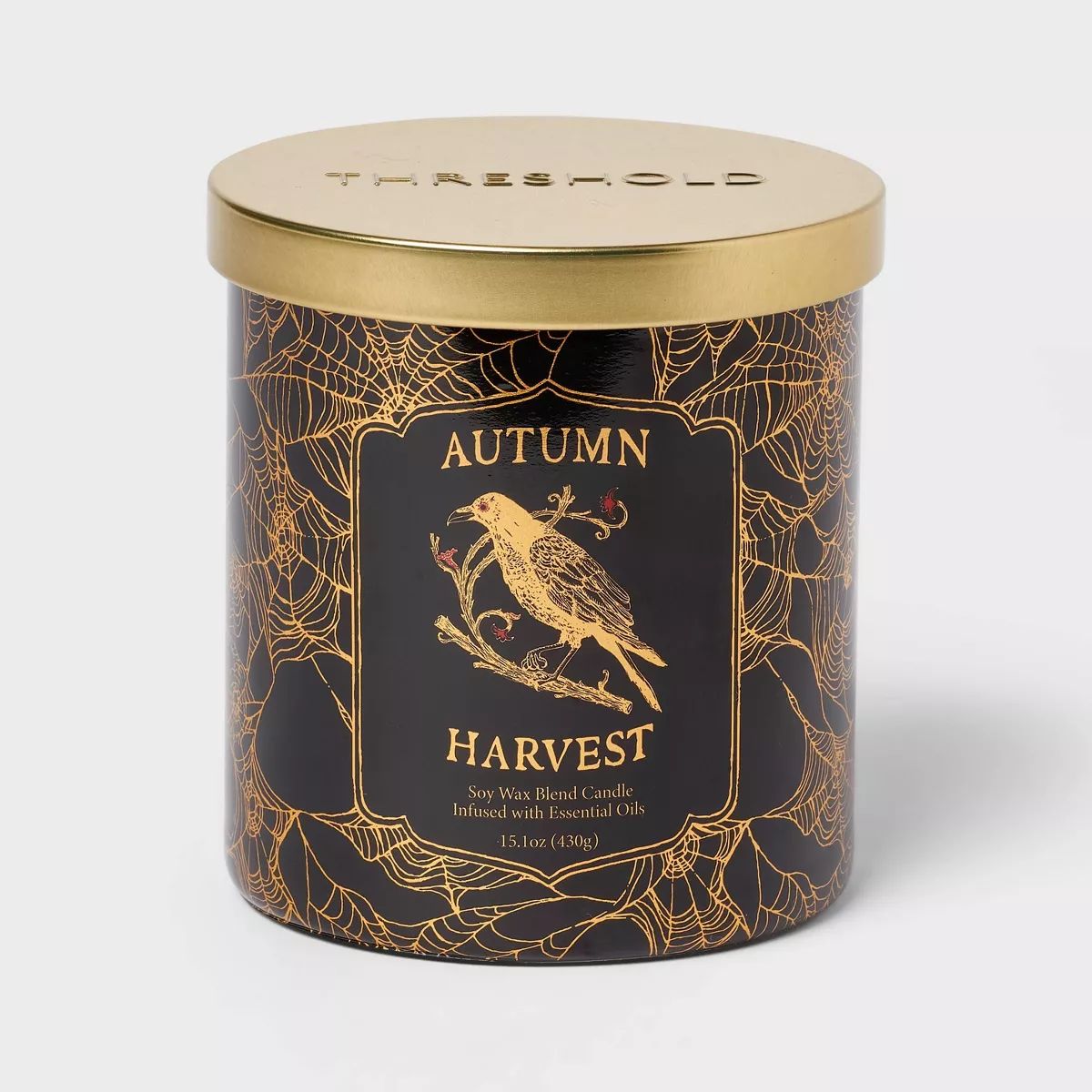 15.1oz 2-Wick Lidded Glass Jar Candle Autumn Harvest - Threshold™ | Target