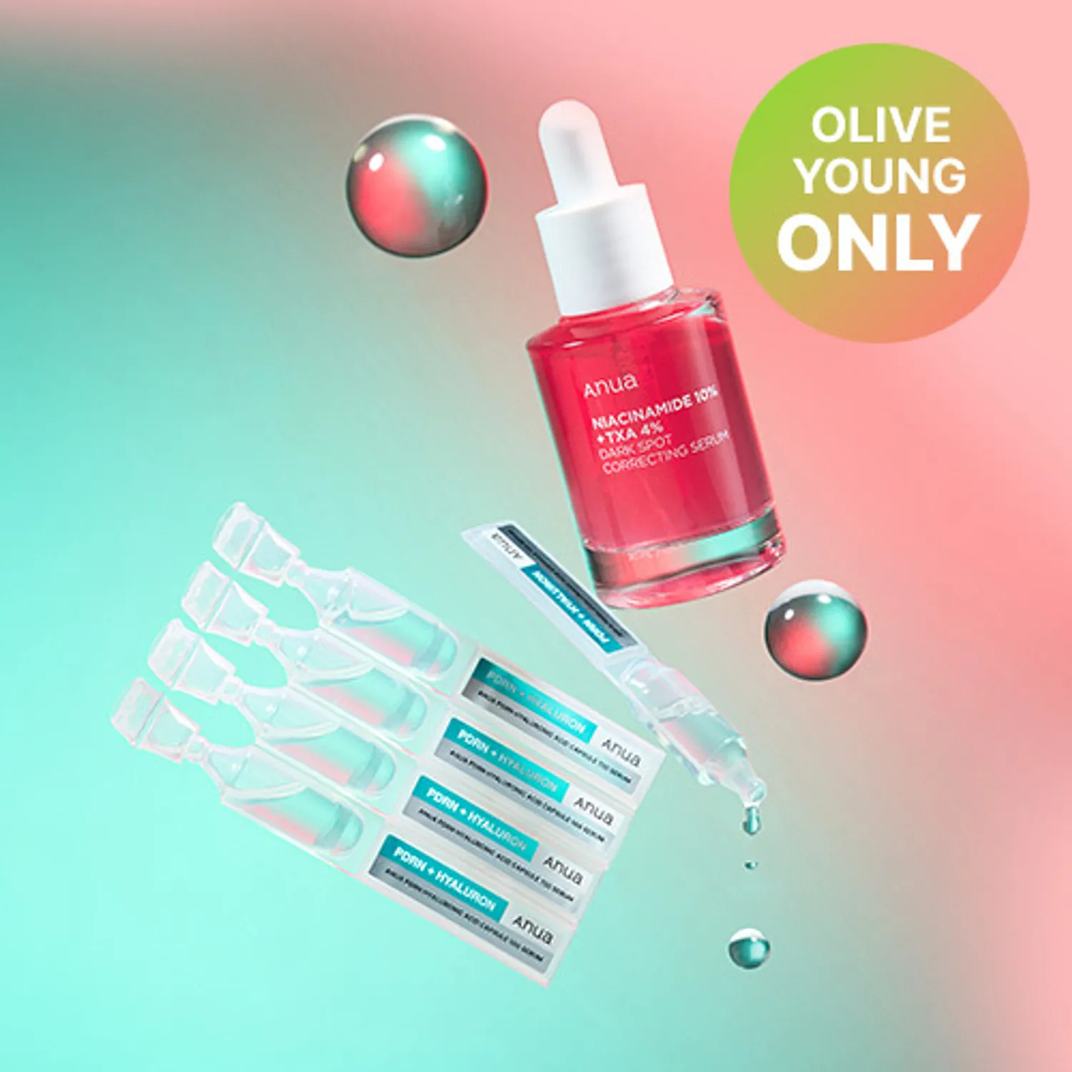 Anua Niacinamide 10%+TXA 4% Dark Spot Correcting Serum 30ml Special Set (+PDRN Hyaluronic Capsule... | Olive Young Global