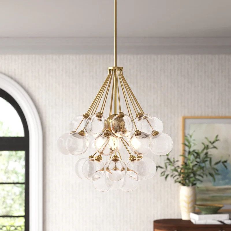 Logan 3 - Light Dimmable Sphere Chandelier | Wayfair North America