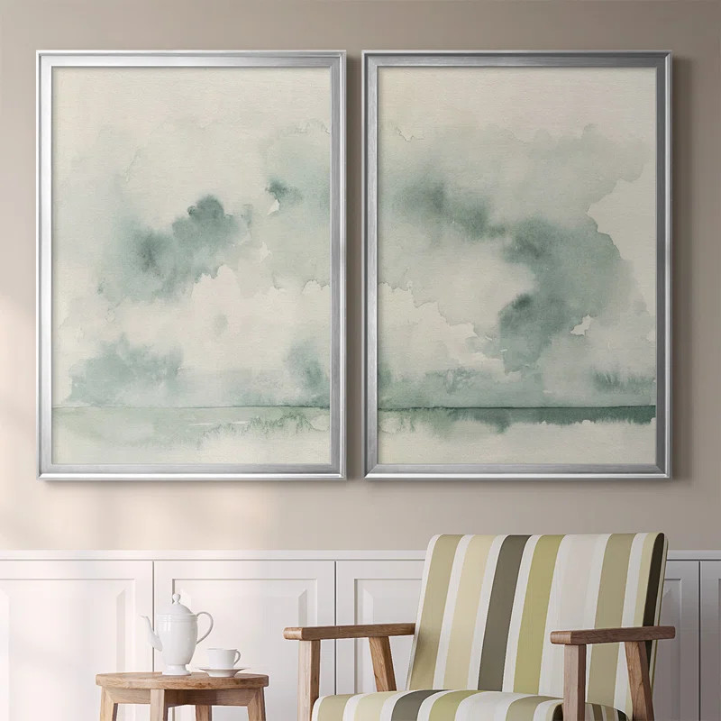 Ocean Impression I Framed On Canvas 2 Pieces Print | Wayfair North America