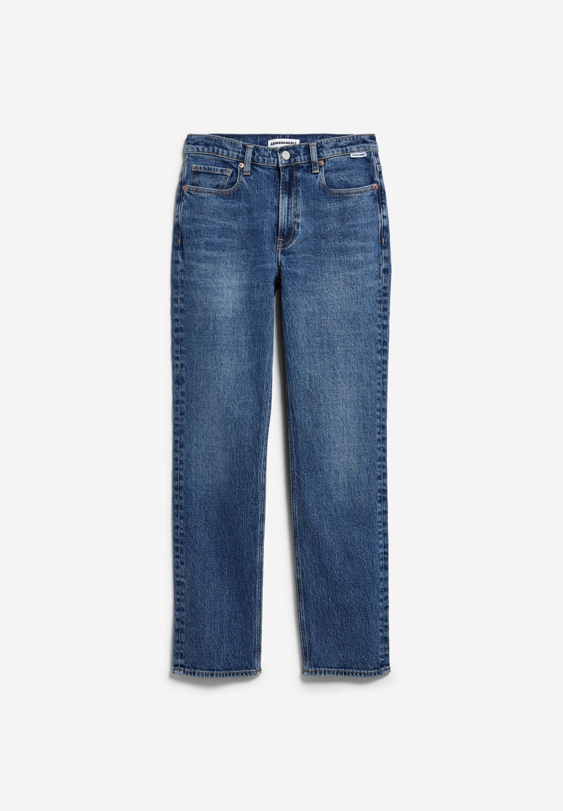"CARENAA MID WAIST STRAIGHT JEANS Bio-Baumwoll Mix Comfort Stretch" | Armedangels EU