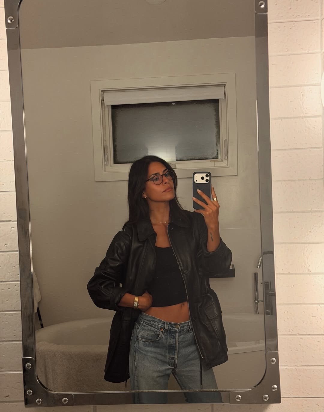 Black leather jacket 🖤

#LTKootd #LTKdayinmylife #LTKSaleAlert