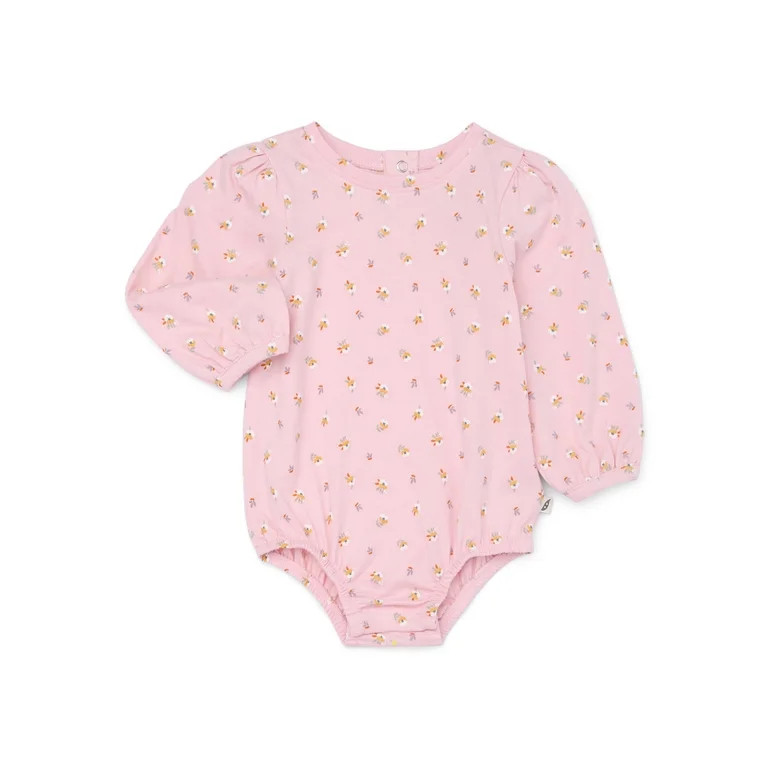 easy-peasy Baby Long Sleeve Dumpling Bodysuit, Sizes 0-24 Months | Walmart (US)