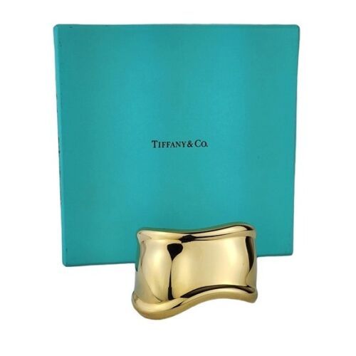 Tiffany & Co Elsa Peretti 18K Yellow Gold Small Bone Cuff Right Wrist  | eBay | eBay US