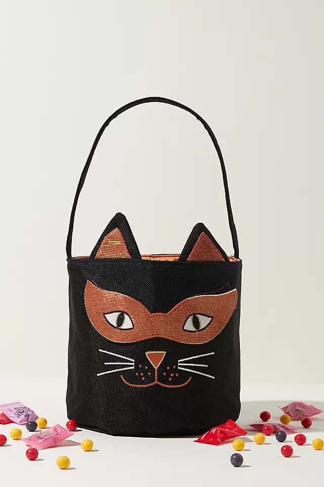 Halloween Cat Candy Bucket | Anthropologie (US)