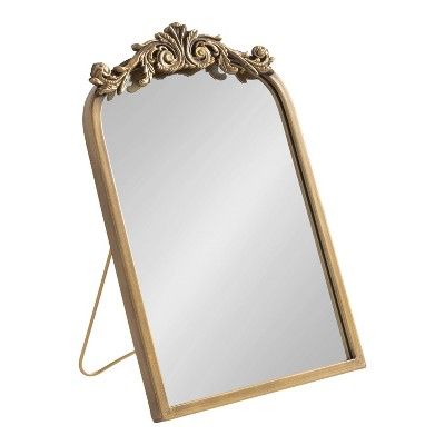 12" x 18" Arendahl Tabletop Arch Decorative Wall Mirror Gold - Kate & Laurel All Things Decor | Target