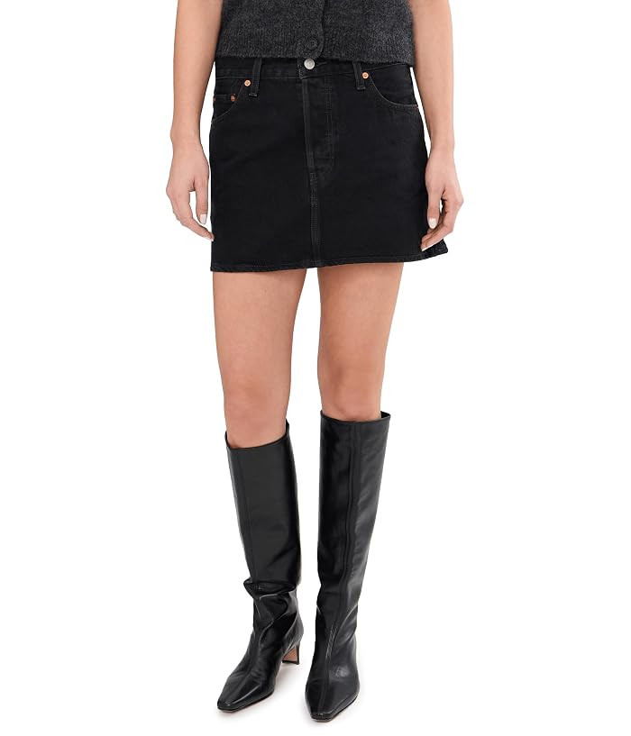 Levi's(r) Premium Icon Skirt Women's Skirt Lost Peace Of Mind : 34, Cotton | Zappos.com