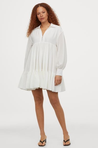 Voluminous tunic | H&M (UK, MY, IN, SG, PH, TW, HK)