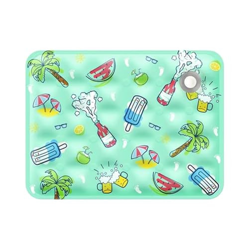 Snacko Cooling Pet Ice Pad for Dogs and Cats - Summer Cooling Mat with Gel Packs for Comfort(Green,30 * 40cm) | Amazon (US)