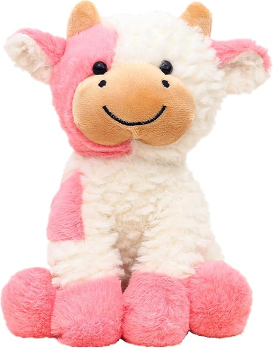 Cow Stuffed Animals, 9 inch Cute Plush Cow Toy Doll for Kids Boys Girls Women | Amazon (US)