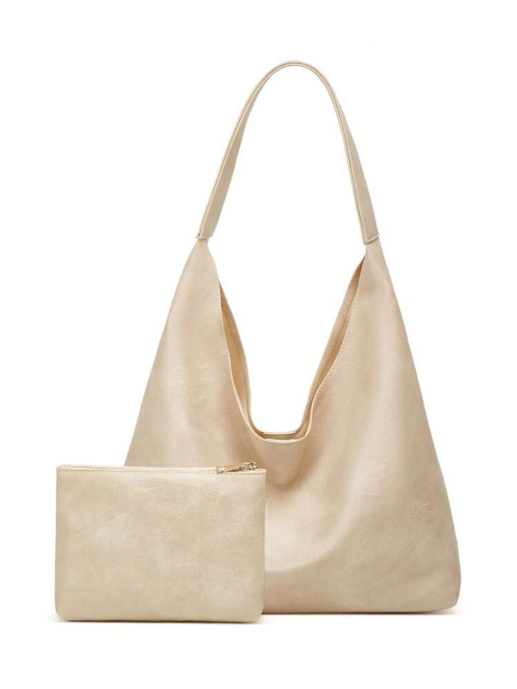 New Versatile Tote Bag, Vintage Simple Handbag, Shoulder & Top Handle Bag For Women | SHEIN