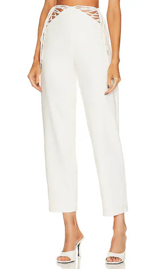 Emmy Pants in Ivory | Revolve Clothing (Global)