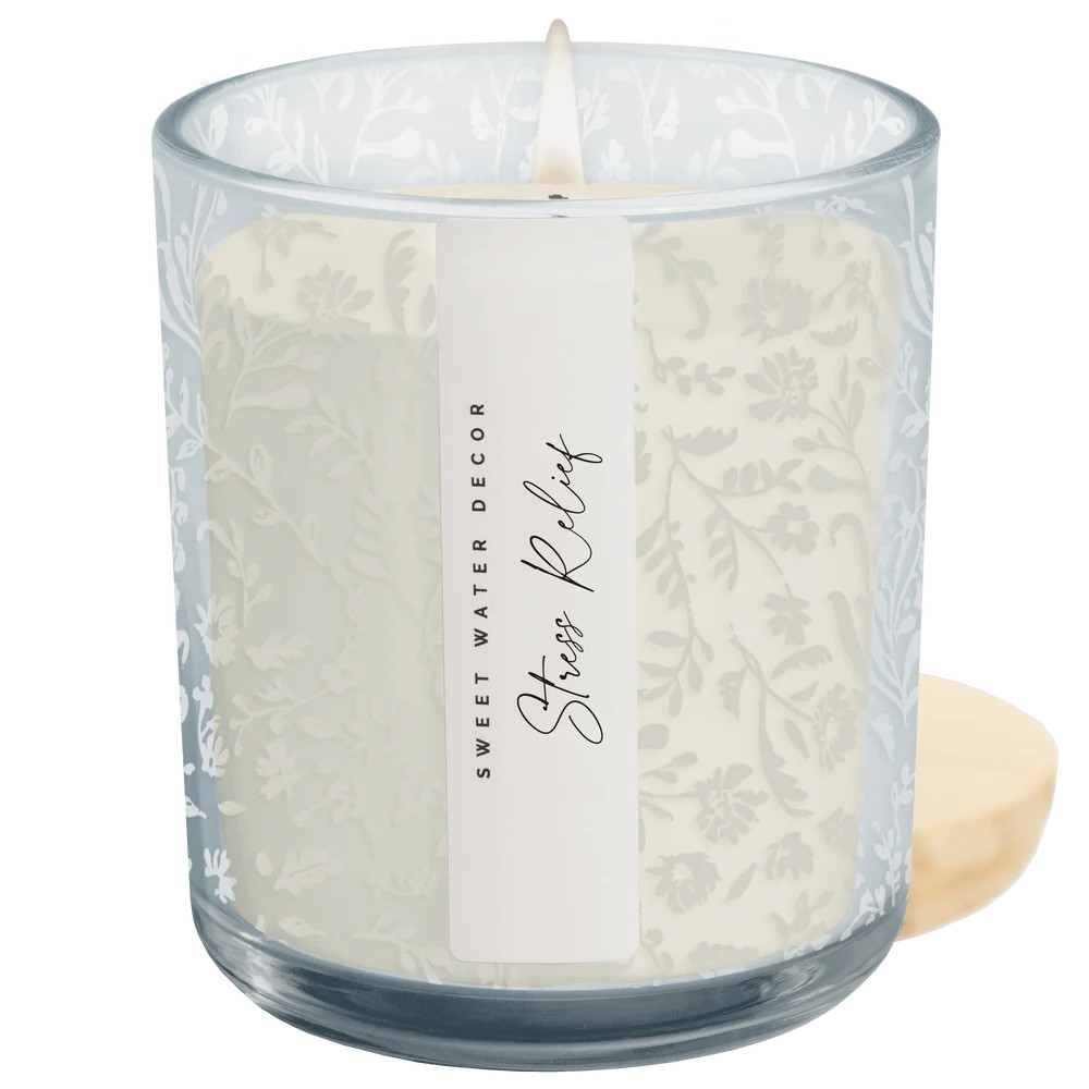 Stress Relief Soy Candle | Aromatherapy Candle for Home | Sweet Water Decor, LLC