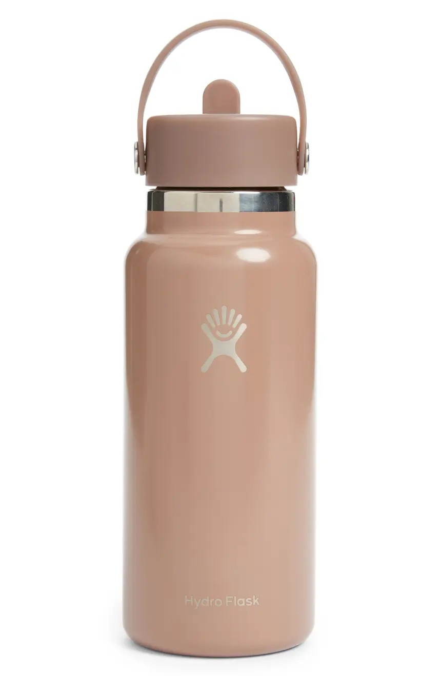 32-Ounce Wide Mouth Flex Straw Cap Water Bottle | Nordstrom