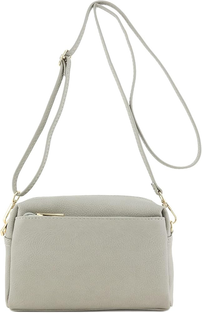 Triple Zip Small Crossbody Bag | Amazon (US)