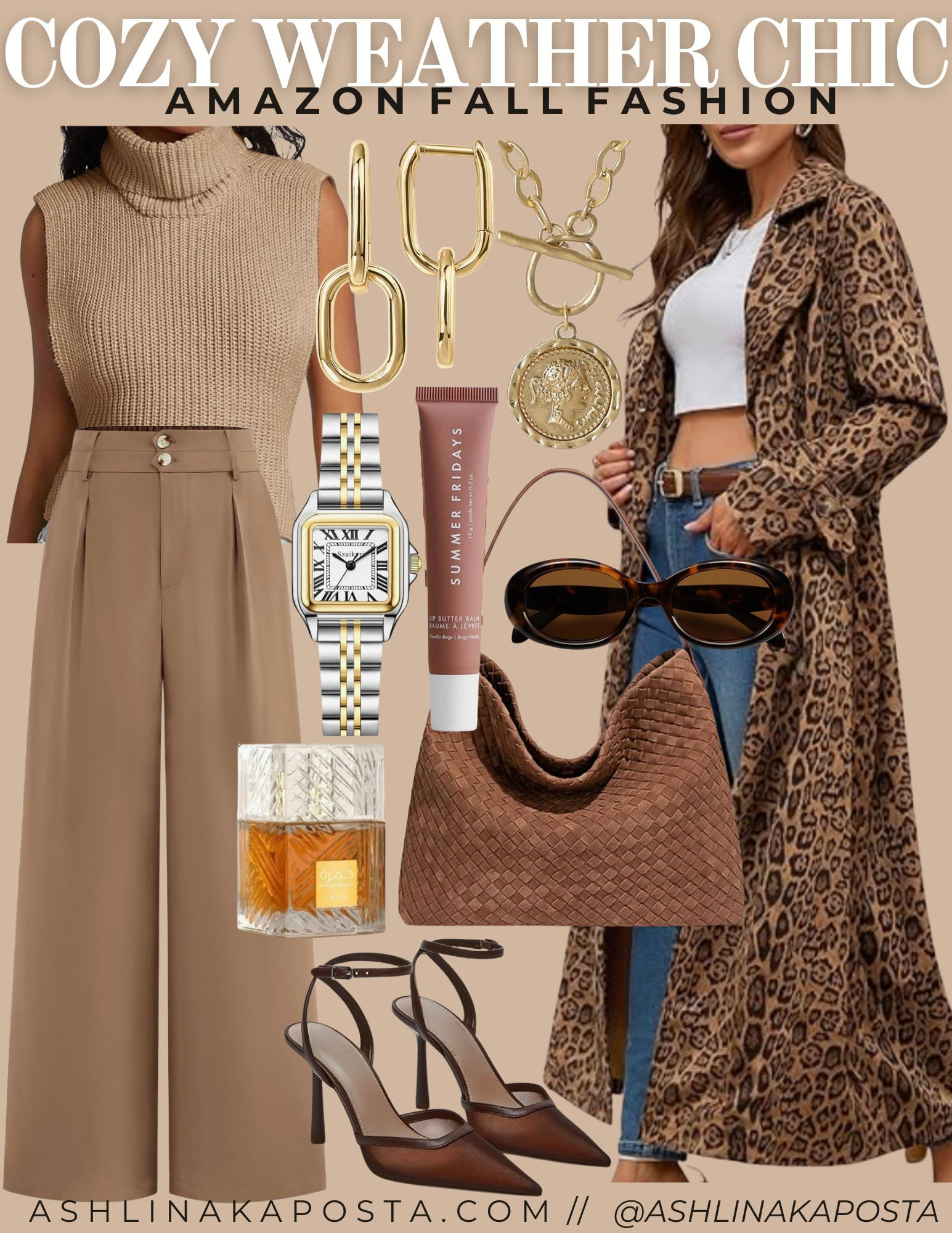 Cozy weather, but make it chic 🍂✨ I curated the best Amazon fall fashion finds—from luxe knits + tailored trousers to statement coats, heels, and accessories. Effortless, elevated, and perfect for those crisp autumn days when you still want to look polished. #AmazonFallFashion #CozyWeatherChic #LTKstyle 

 