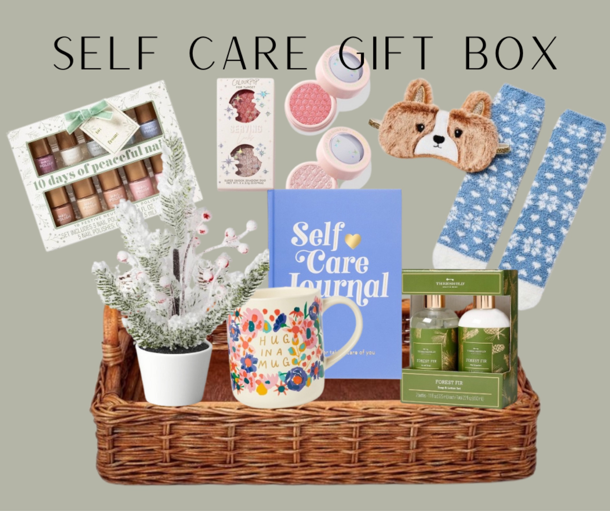 Self care gift guide. Target. Gifting. Gift basket. Opal house. Journal. Makeup. Sleep. Mug  

#LTKHoliday #LTKbeauty #LTKGiftGuide