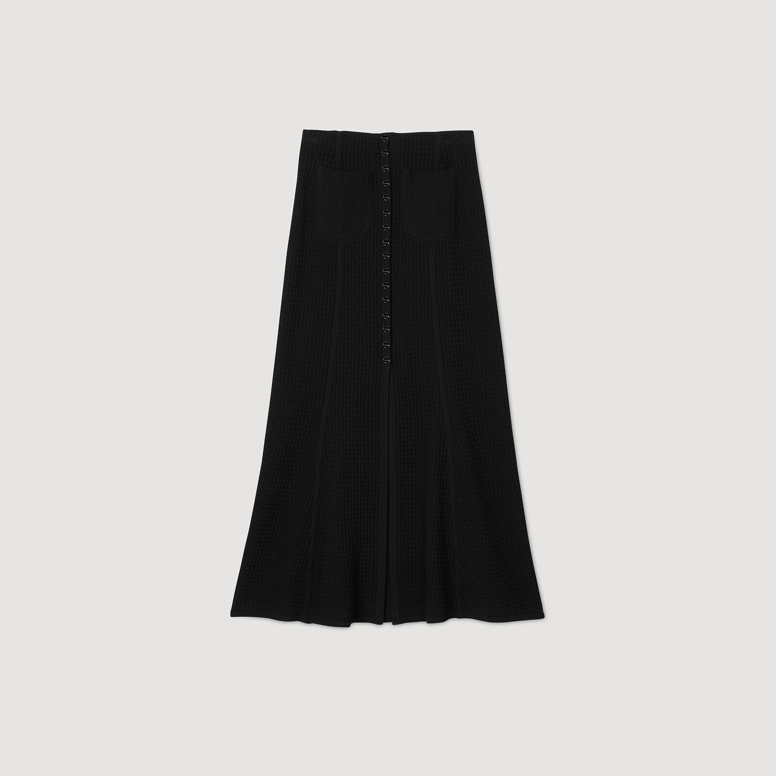 Maxi decorative knit skirt | Sandro US | Sandro-Paris US