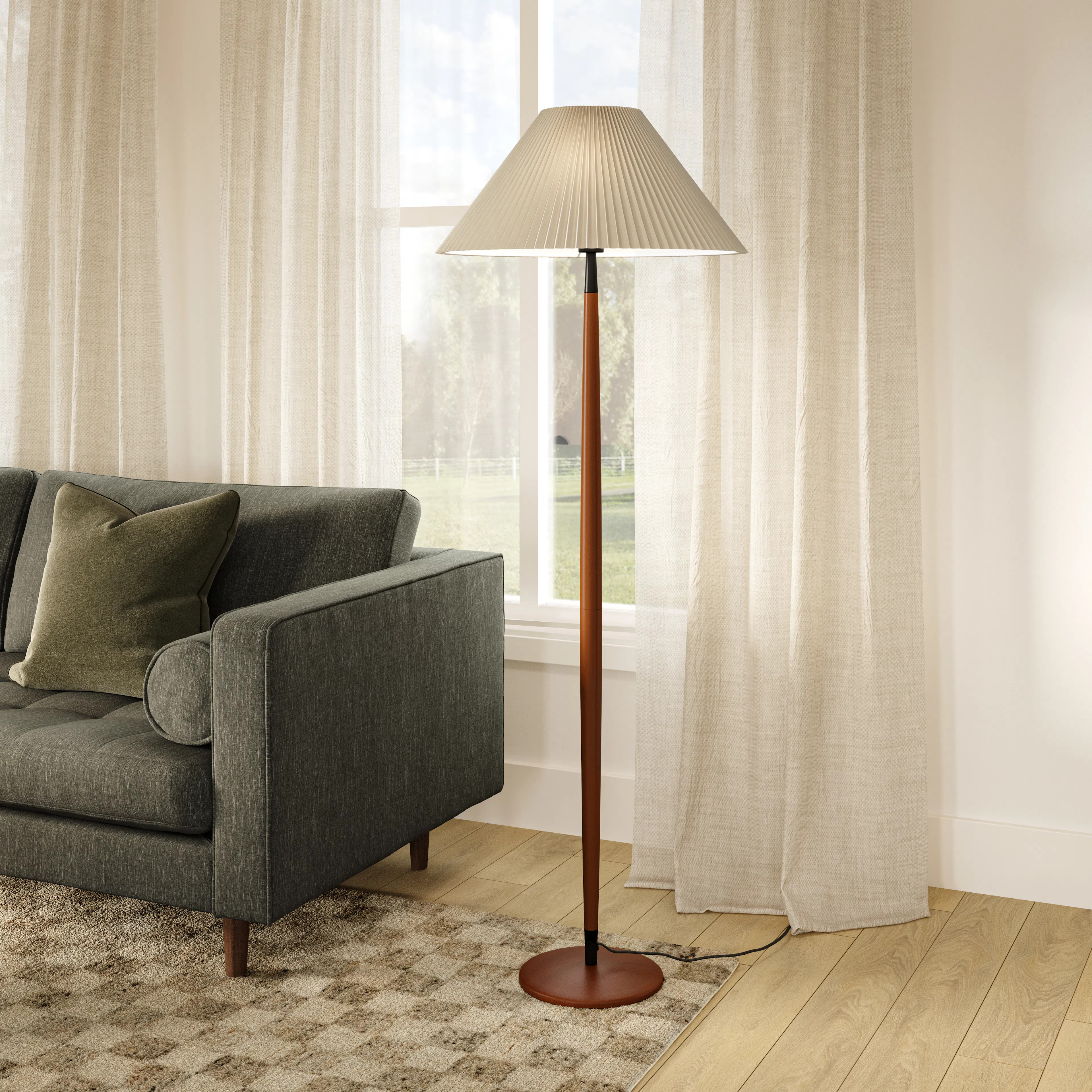 Rye Floor Lamp - Walnut | Article | Article