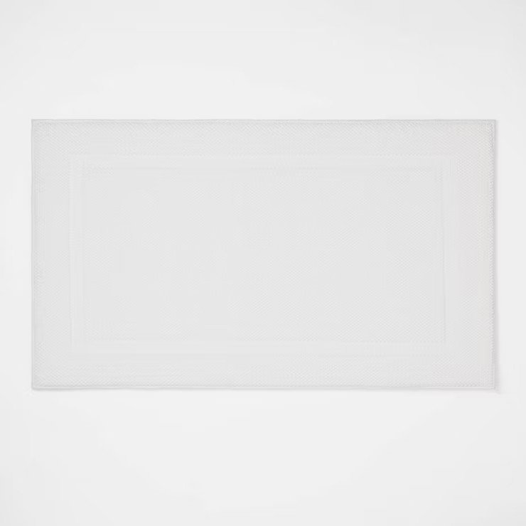 Performance Texture Cotton Memory Foam Bath Rug - Threshold™ | Target