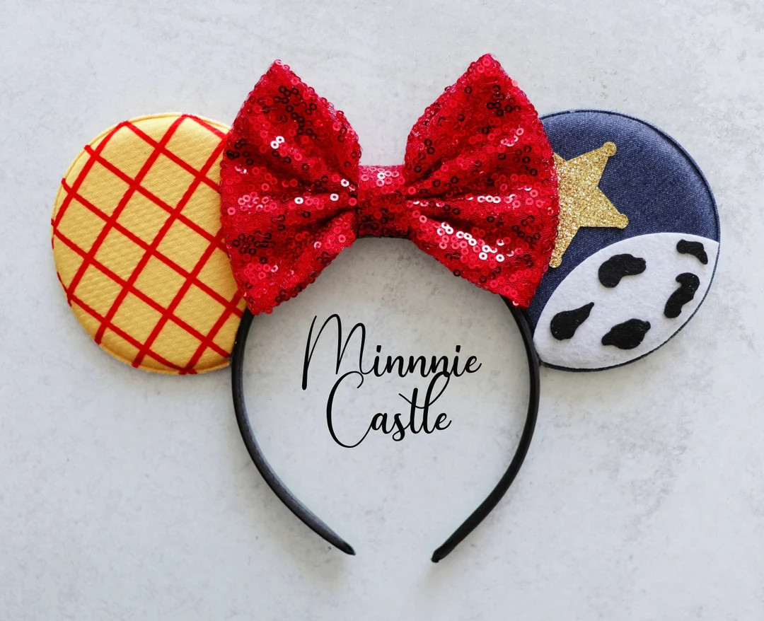 Woody Mickey ears, Woody Ears, Toy Cowboy Mouse Ears, Mickey ears, Woody Mouse Ears, Minnie ears,... | Etsy (US)