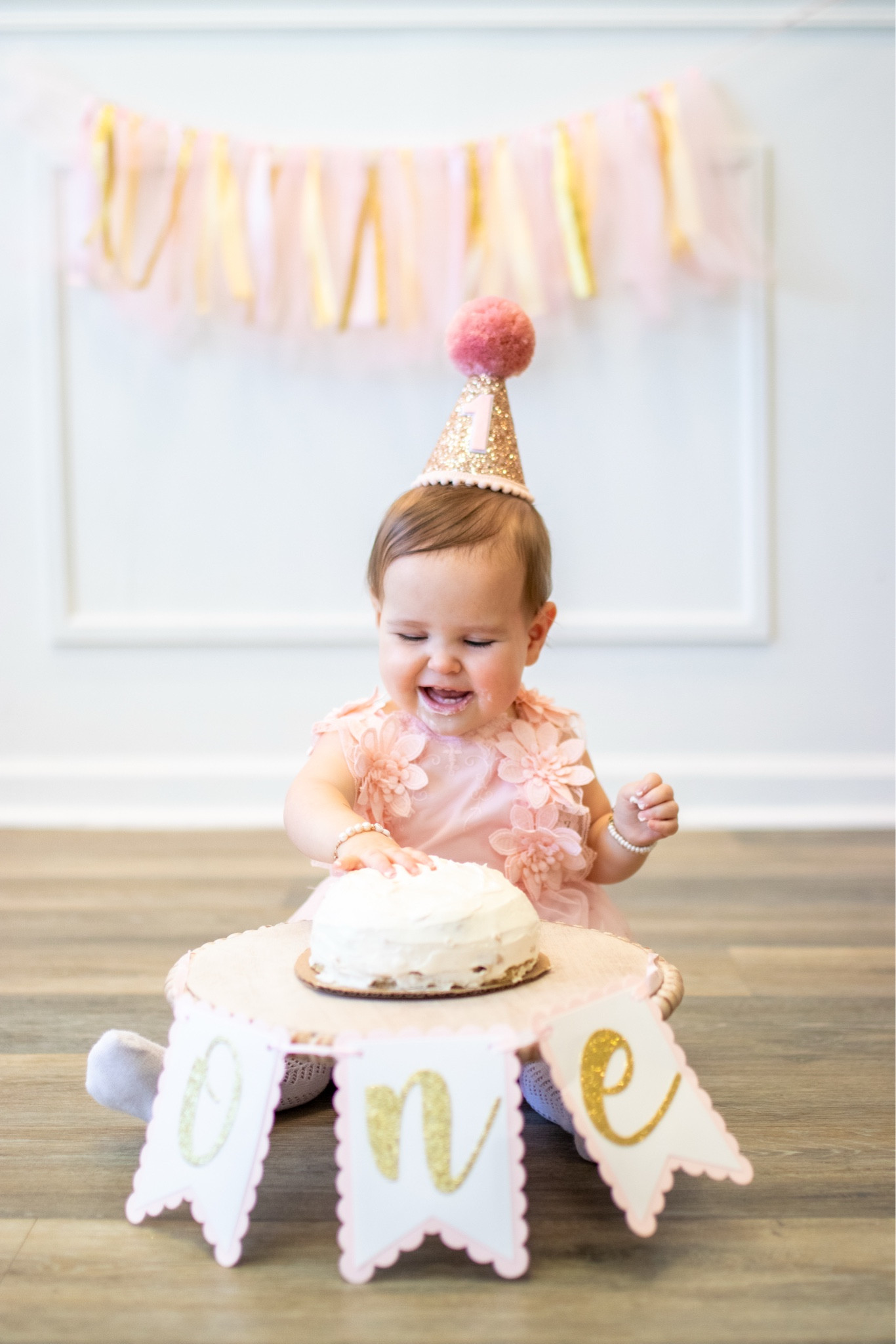 What Layla wore for her photoshoot smash cake session & homemade cake & frosting recipe written below ⬇️

🎂CAKE INGREDIENTS:🎂
2 cups super-fine blanched almond flour
1/2 teaspoon cinnamon
1/2 teaspoon baking soda
1/8 teaspoon salt
2 large overripe bananas
3 eggs beaten
1/4 cup unsweetened applesauce
1 teaspoon vanilla extract

DIRECTIONS:
1. Preheat oven to 350 F. Spray two 6 inch cake pans with non-stick cooking spray. Line the bottom of the pans with a piece of parchment paper cut so that they they fit the bottom of the pans.
2. In a large bowl, mix together almond flour, cinnamon and baking soda (and salt, if using).
3. In a separate bowl, mix together the mashed bananas, eggs, applesauce and vanilla extract.
4. Add the wet ingredients to the dry ingredients and mix until well combined (do not over mix). 
5. Divide mixture evenly between the two baking pans.
6. Bake in oven for 25 minutes or until an inserted toothpick comes out clean. Allow to cool before removing from the cake pan.

🧁 FROSTING INGREDIENTS:🧁
-8 oz cream cheese (full fat), softened to room temperature
-1½ cup Greek yogurt, I used plain full fat
- ¼ cup maple syrup (uses sugar free or don’t have to use at all)
- 1 ½ teaspoons vanilla extract

DIRECTIONS:
1. Add all ingredients to a large mixing bowl
2. Using a hand mixer on medium speed whip all the ingredients together until smooth and fluffy (about 5 minutes), scraping down the sides as needed. If your frosting is turning out runny, just keep whipping it and it should turn out thick and fluffy. Alternatively, you can use a stand mixer.

*This recipe will yield enough to frost 18 cupcakes or a 8-9 inch cake 

#LTKBaby #LTKBump #LTKFindsUnder50