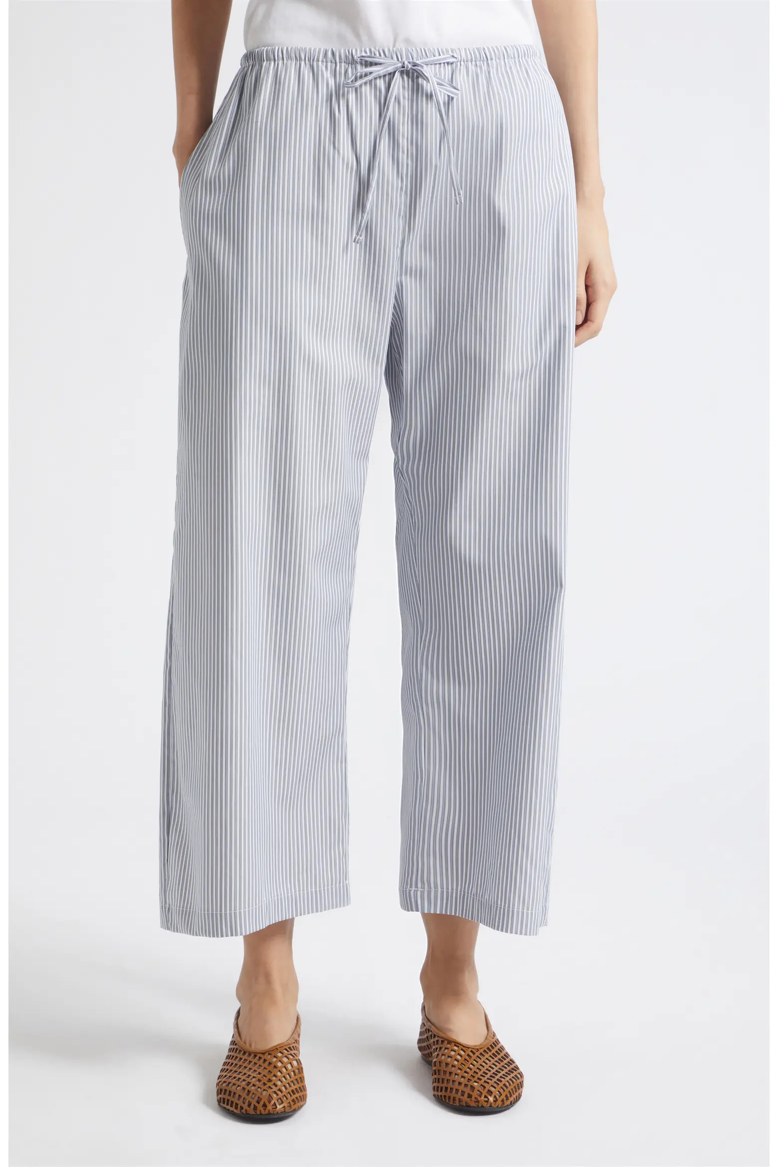 Yoshi Stripe Cotton Blend Drawstring Pants (Women) | Nordstrom | Nordstrom