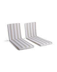 Set Of 2 Outdoor Cabana Stripe Chaise Loungers | Marshalls