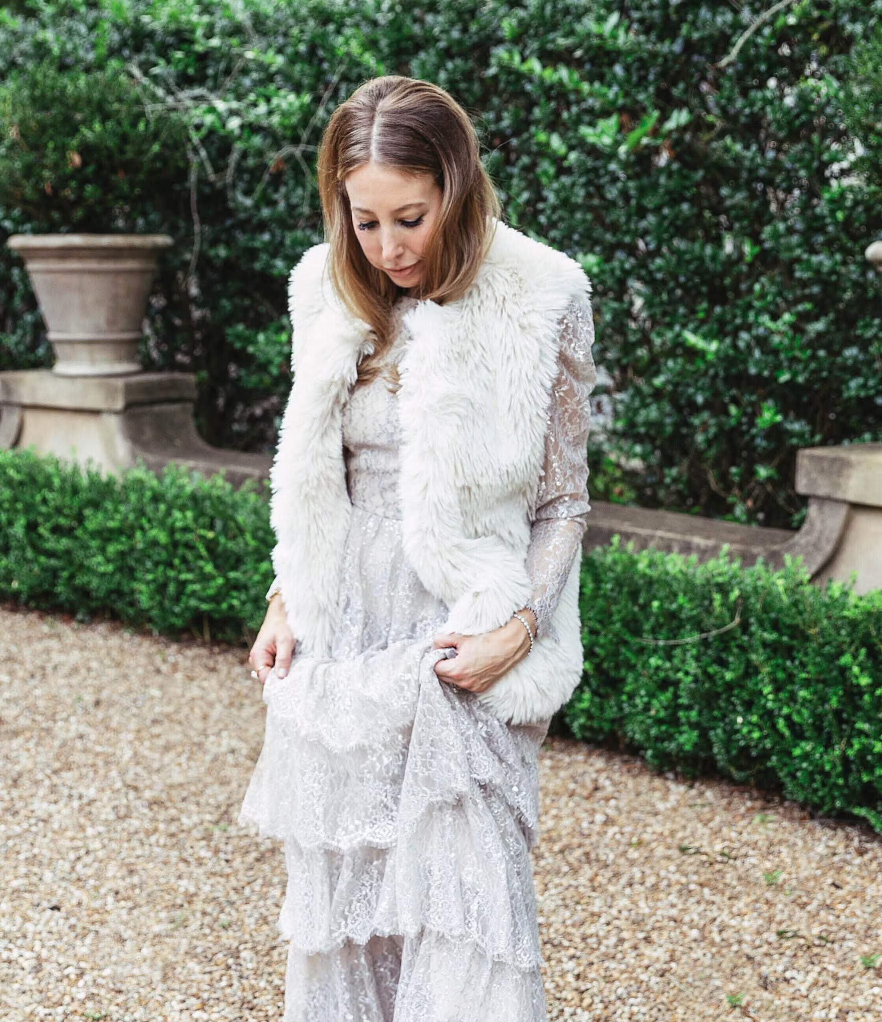 x Born on Fifth Greer Faux Fur Vest | Dillard's