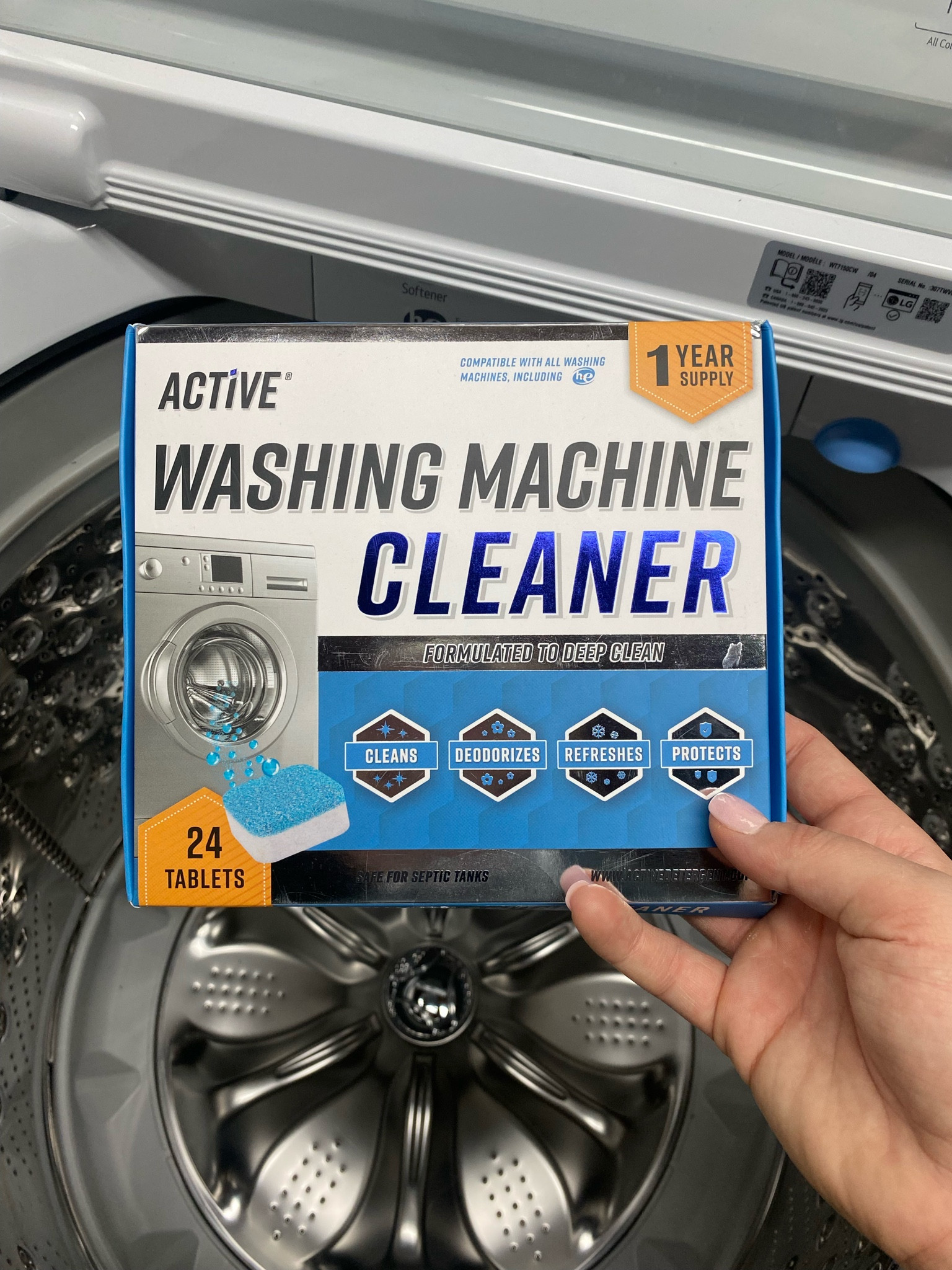 Monthly cleaner for your HE washing machine! :) 

#LTKhome #LTKfamily #LTKfindsunder50