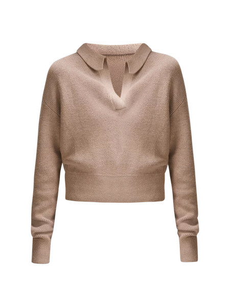 Collared Merino Wool-Blend Sweater | Women's Hoodies & Sweatshirts | lululemon | Lululemon (US)