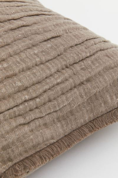 Crinkled Linen-blend Cushion Cover | H&M (US + CA)