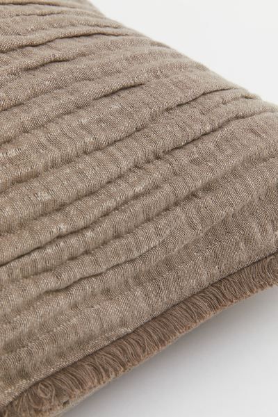 Crinkled Linen-blend Cushion Cover | H&M (US + CA)