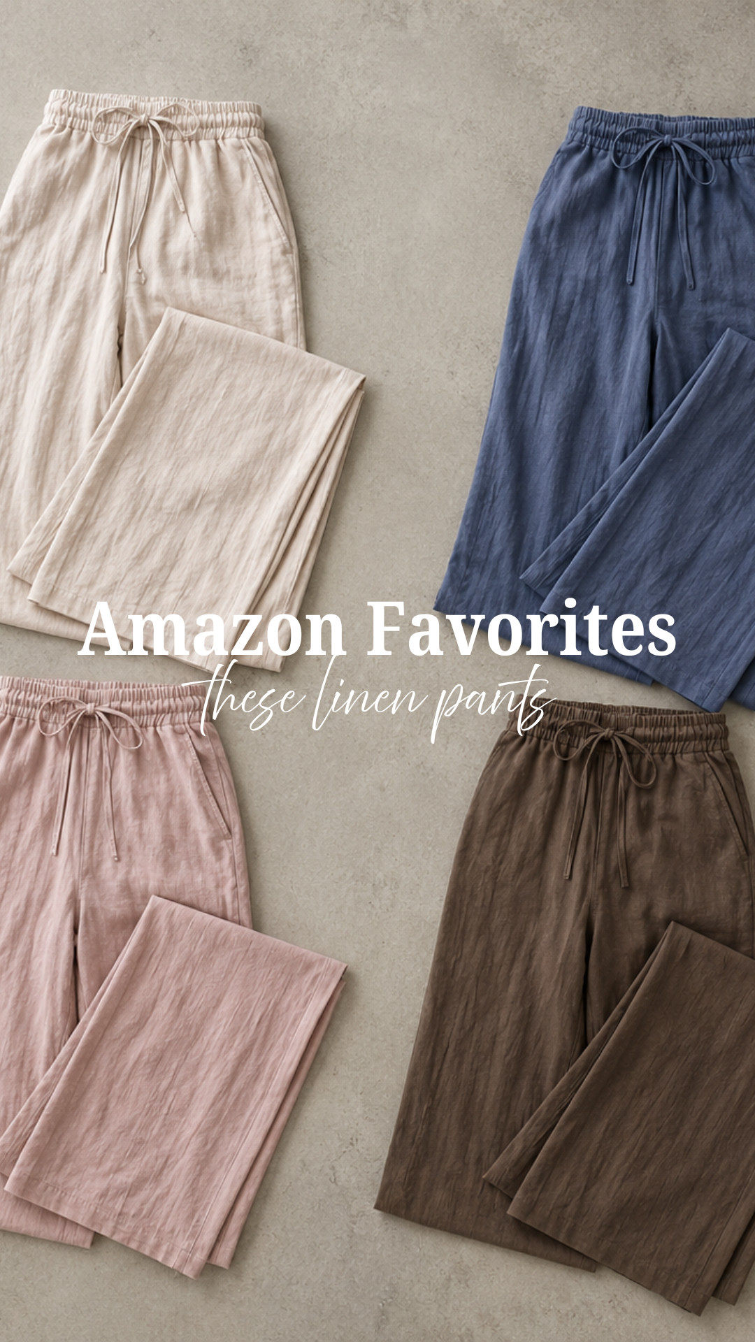 these linen pants!! comes in so many different colors and are perfect for a casual fit or lounging 


#LTKfashion #linenpants #amazonfashion 

 