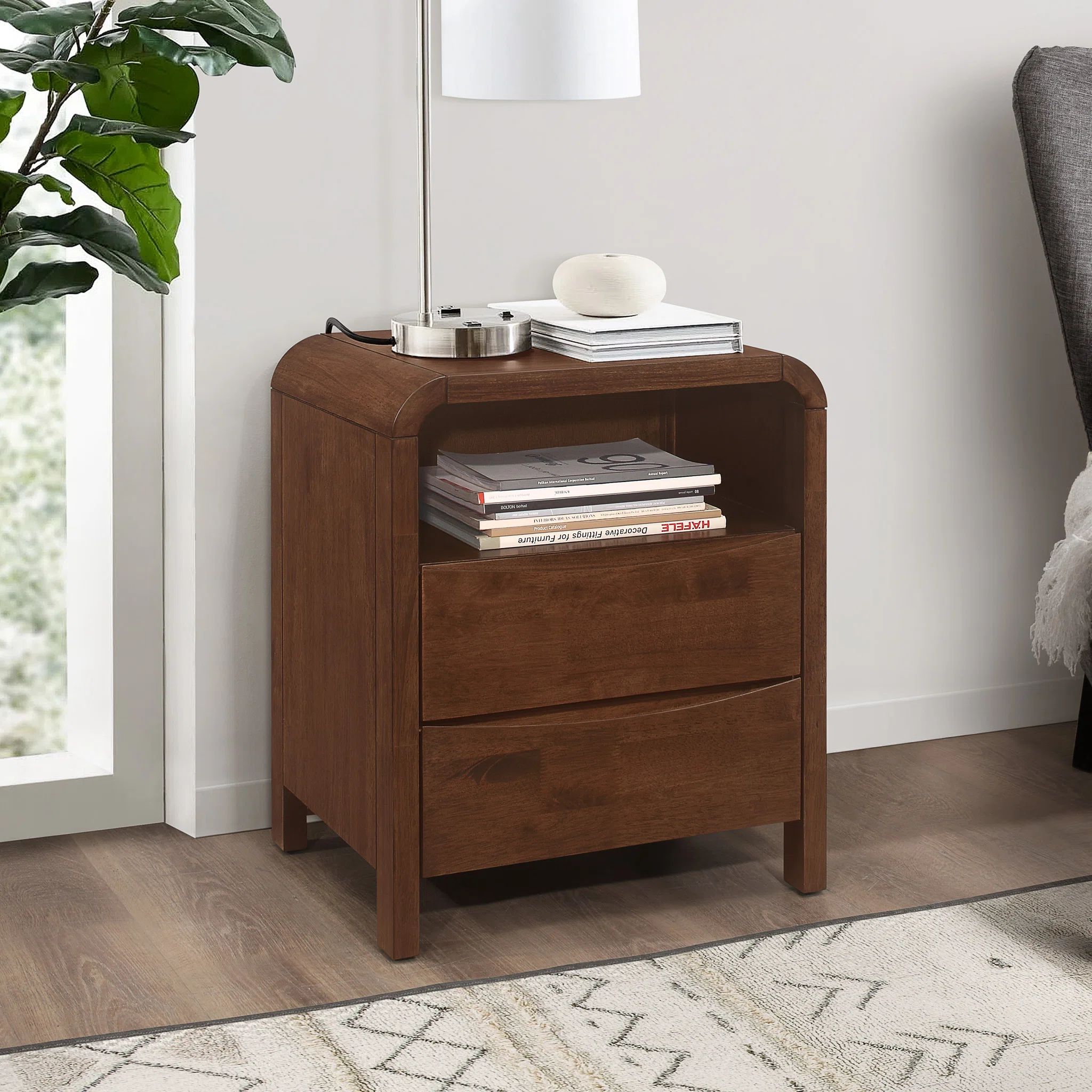 Beah Solid Wood Nightstand | Wayfair North America