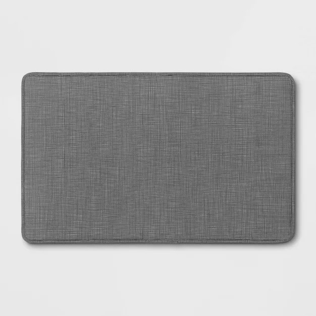 32" x 20" Comfort Kitchen Rug Gray - Made By Design™ | Target