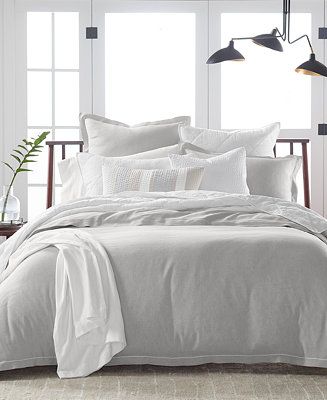 Hotel Collection Linen Blend Bedding Collection, Created for Macy's & Reviews - Designer Bedding ... | Macys (US)