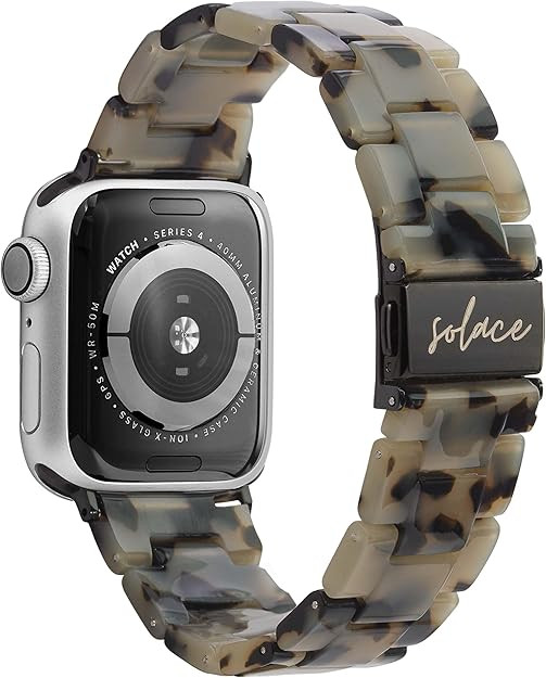 Solace Bands Lightweight Perma Watch Band - Universal Fit for Apple Watch Bands for Women & Men, ... | Amazon (US)