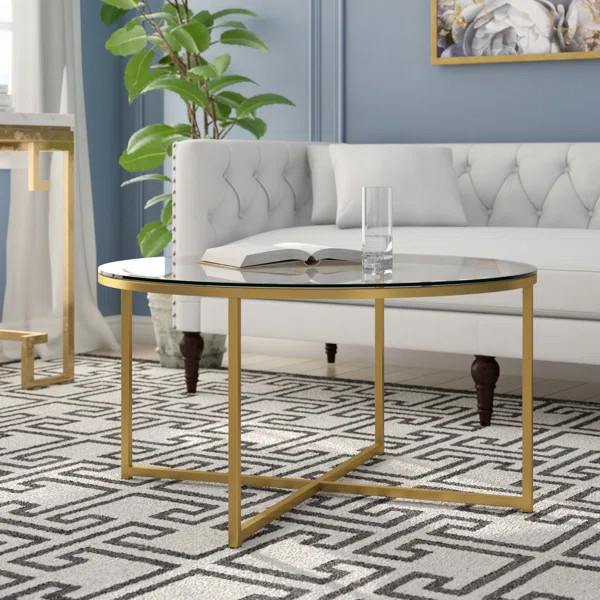 Wasser Cross Legs Coffee Table | Wayfair North America