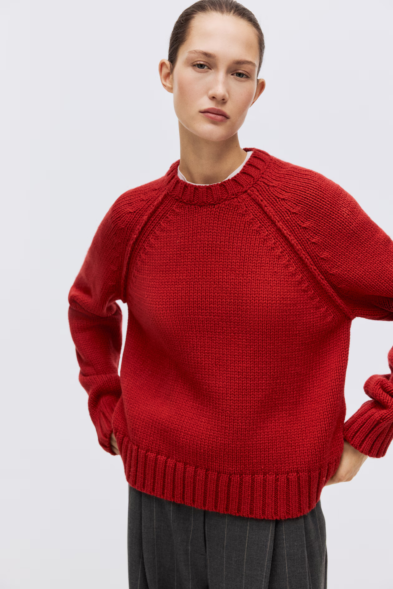 Raglan-sleeved jumper | H&M (UK, MY, IN, SG, PH, TW, HK)