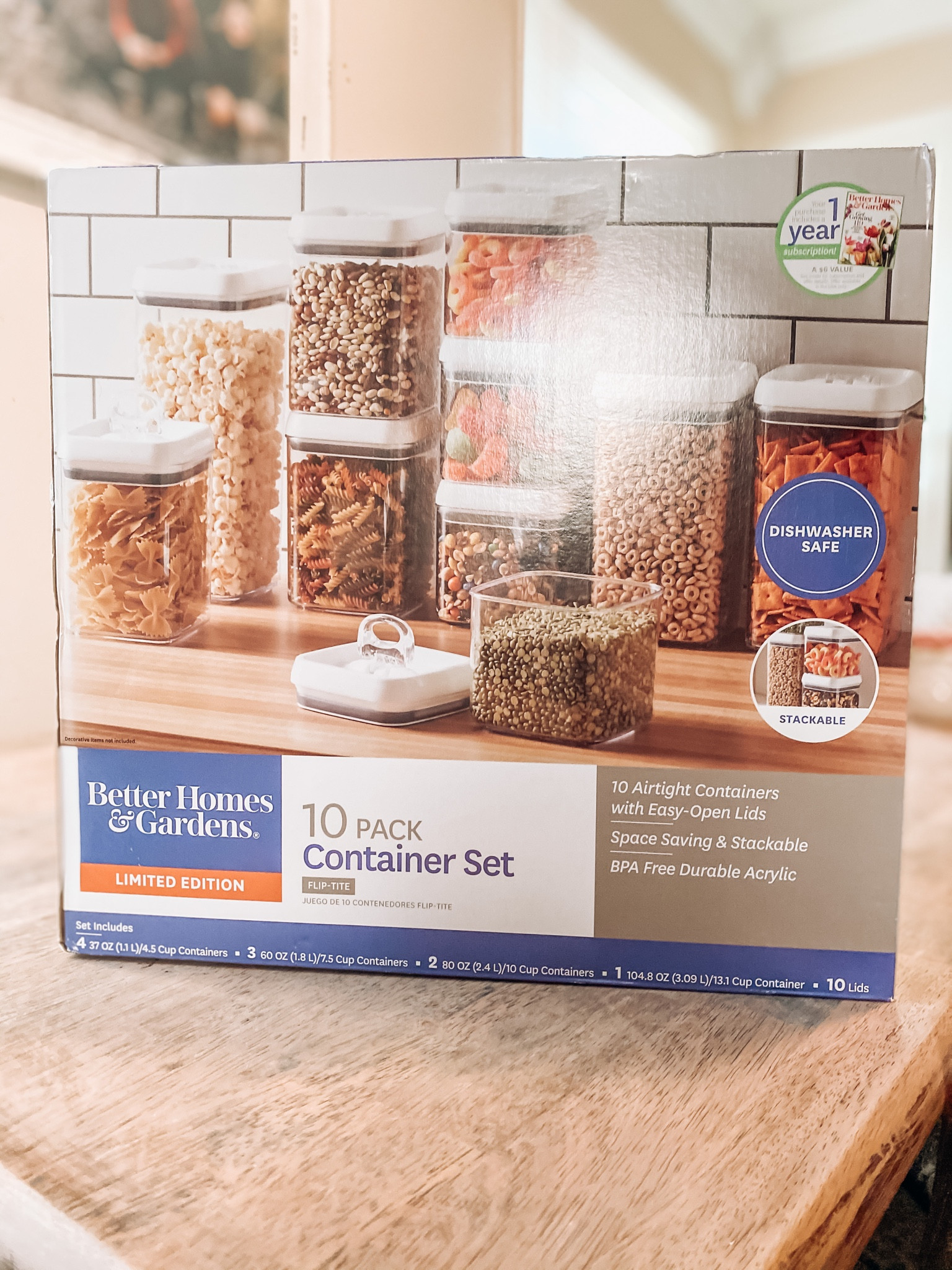 Better Homes & Gardens Stackable Kitchen Canisters