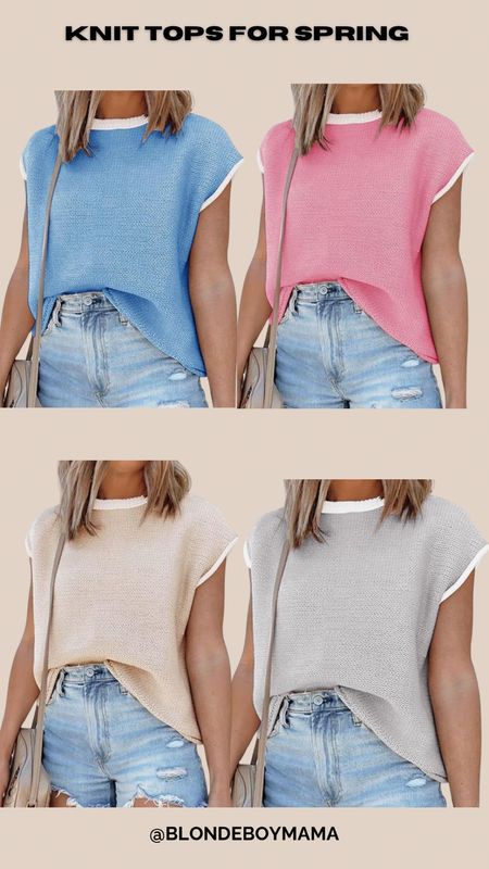 Knit tops for spring 


#LTKfindsunder50 #LTKSpringSale #LTKstyletip