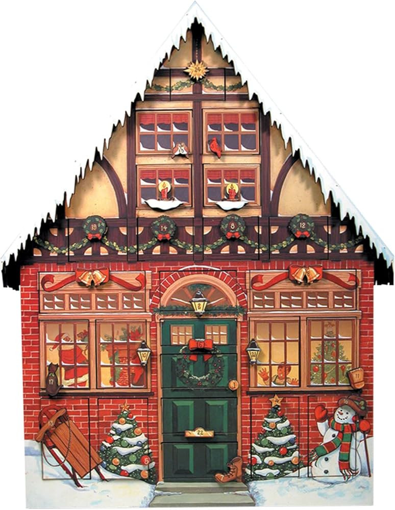 Byers' Choice Christmas House Advent Caroler Figurine AC01 from The Advent Calendars Collection | Amazon (US)