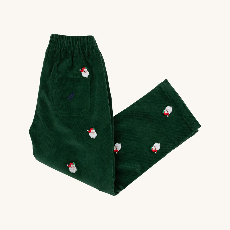 Critter Sheffield Pants (Corduroy) - Grier Green with Nantucket Navy S | The Beaufort Bonnet Company