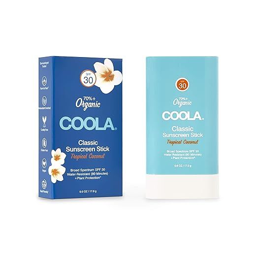 COOLA Organic Face Sunscreen & Sunblock Lotion Stick, Skin Care for Daily Protection, Broad Spect... | Amazon (US)